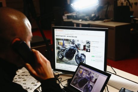 Nouveau cas de moto retrouvée sur le web